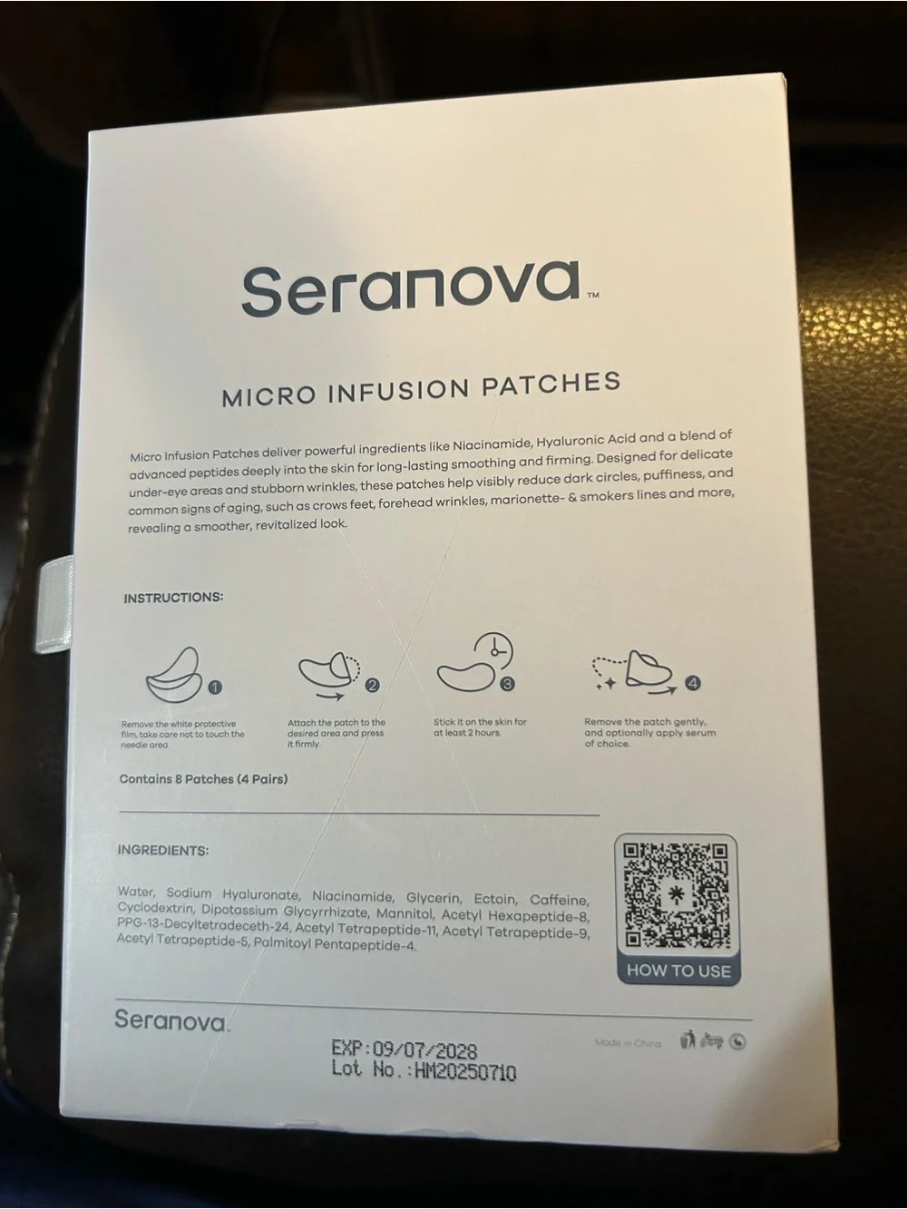 Micro Infusion Patches — White